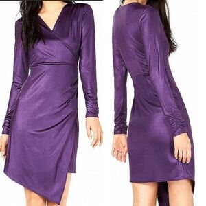 Bar III Purple Dynasty Glitter Glamour Dress New With Tags Size Medium